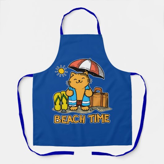 Strandtijd 1 schort (Voorkant)