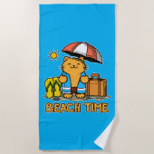 Strandtijd 1 strandlaken (Voorkant)