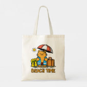 Strandtijd 1 tote bag (Achterkant)