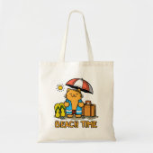 Strandtijd 1 tote bag (Voorkant)
