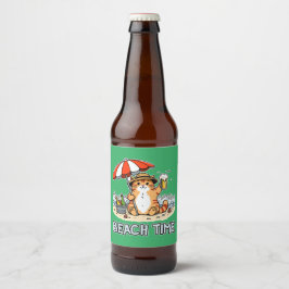 Strandtijd 2 bier etiket