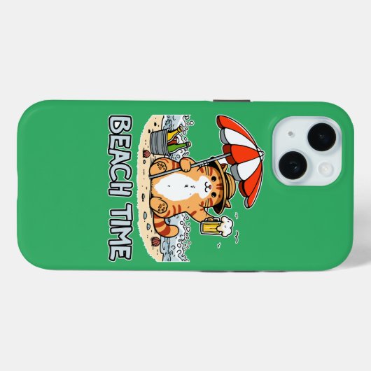 Strandtijd 2 Case-Mate iPhone case (Achterkant (horizontaal))