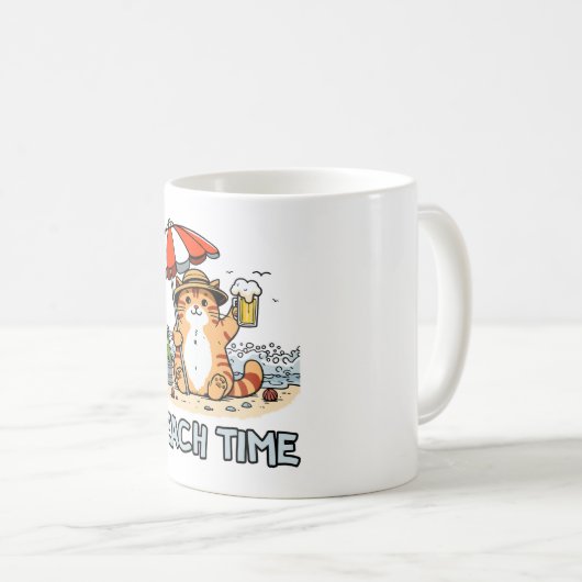 Strandtijd 2 koffiemok (Voorkant rechts)