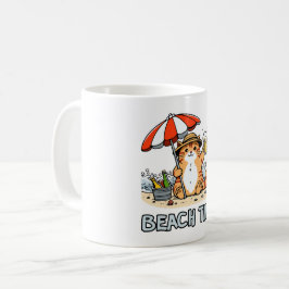 Strandtijd 2 koffiemok