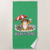 Strandtijd 2 strandlaken (Voorkant)