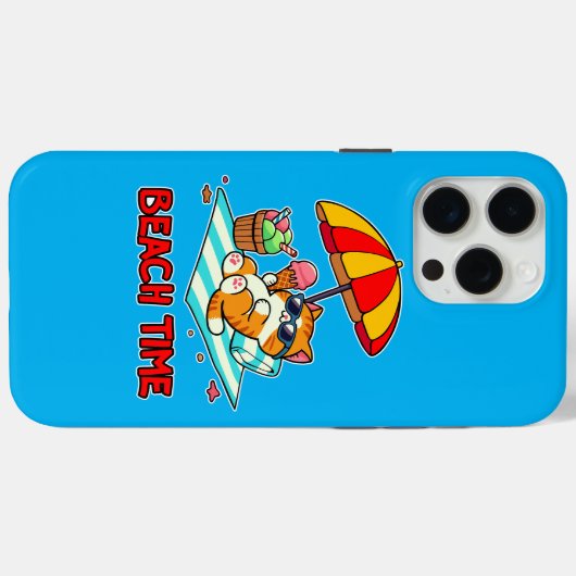 Strandtijd 3 Case-Mate iPhone case (Achterkant (horizontaal))