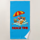 Strandtijd 3 strandlaken (Voorkant)