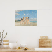 Strandtijd Poster (Keuken)