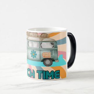 Strandtijd Retro van Vibes Magische Mok