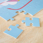 Strandtochten, vliegers, parasols & palmbomen legpuzzel (Zijkant)