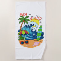 Strandtowel in zeemansstijl