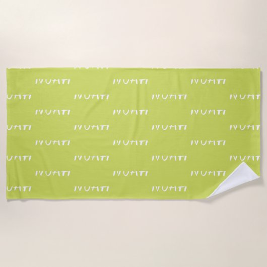 Strandtowel met een naam strandlaken (Voorkant)