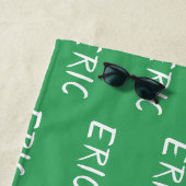 Strandtowel met een naam strandlaken (In situ)