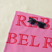 Strandtowel - REBEL Strandlaken (In situ)