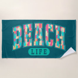 Strandtowel voor zomervakanties, zwembad dag strandlaken