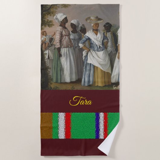 Strandtowels Afrikaans Strandlaken (Voorkant)