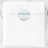 Strandtrouw | Bedankt Sticker (Tas)