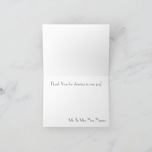 Strandtrouw BLANK Bedankt (Binnen)