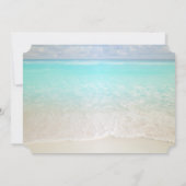 Strandtrouw Sand Schelpen RSVP Kaart (Achterkant)