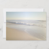 Strandtrouw Schelp snoer lichten SaveThe Date Save The Date (Achterkant)
