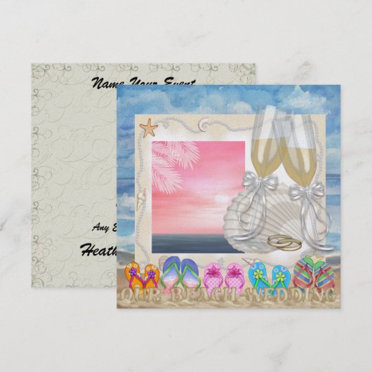 Strandtrouw - SRF Kaart (Voorkant / Achterkant)