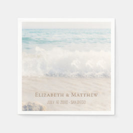 Strandtrouw | Trouwen aan Zee Servet