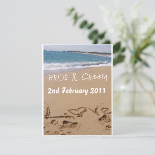 Strandtrouwdag (Staand voorkant)