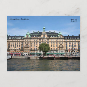 Strandvägen, Stockholm Briefkaart