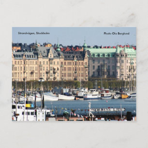 Strandvägen, Stockholm, Foto Ol... Briefkaart