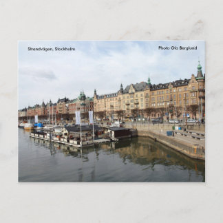 Strandvägen, Stockholm, Foto Ol... Briefkaart