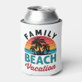 strandvakantie blikjeskoeler (Blikje Voorkant)