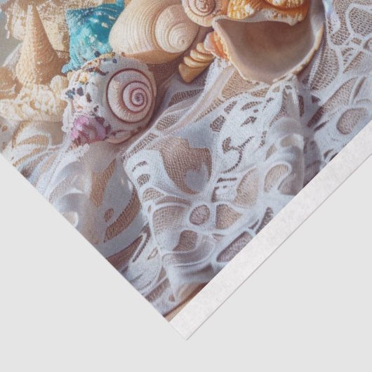 Strandvakantie Chihuahua puppy Decoupage Tissuepapier (Detail)