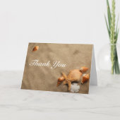 Strandvakantie Dank je wel kaart (Voorkant)