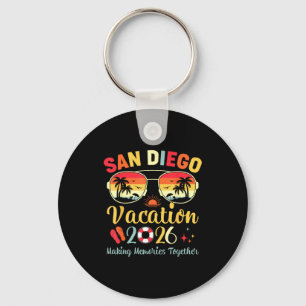 Strandvakantie in San Diego Ca Zomerstemming Sleutelhanger