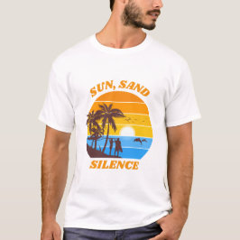 Strandvakantie minimalistisch t-shirt