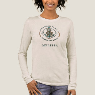 Strandvakantie Nautilus Passende Familie Reünie Tri-Blend Shirt