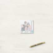 Strandvakantieherinneringen Familie-erfstuk Schelp Post-it® Notes (Op bureau)