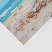 Strandvarken zonnebril zwemmen decoupage tissuepapier (Detail)