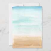 Strandverlichting cocktails Vaccinatie viering Kaart (Achterkant)