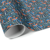 Strandvibes: Hawaïaanse elegantie. Cadeaupapier (Rol Hoek)