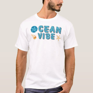 Strandvibes, oceaanliefhebber, zomer T-shirt, T-shirt