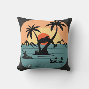strandvibes: Retro Coastal Design Kussen
