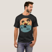  strandvibes: Retro Coastal Design T-shirt (Voorkant volledig)