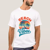 Strandvibes - Zomer T-shirt (Voorkant)