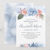 Strandviering | Partij voor tropische graduatie Kaart (Voorkant / Achterkant)