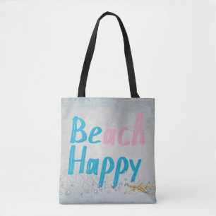 strandvis en zeepbellen tote bag