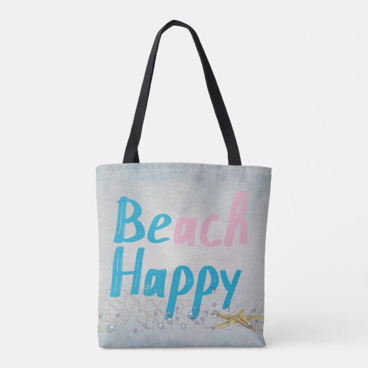 strandvis en zeepbellen tote bag (Achterkant)