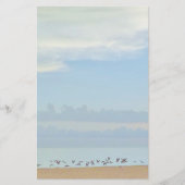 Strandvogels in Flight Stationery Briefpapier (Voorkant)