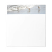 Strandvogels in het Surf Notities Notitieblok (Voorkant)