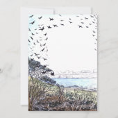 Strandvogels kunstwerk kaart (Voorkant)